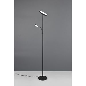 Lampadar Specter, RL NOW, 25/9.3x178 cm, 17W/4.5, 2x SMD, metal, negru mat imagine