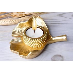 Decoratiune, CY0342, 13x14 cm, Poliester, Auriu imagine