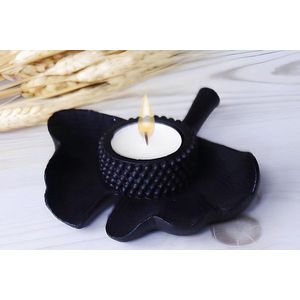 Decoratiune, CY0345, 13x14 cm, Poliester, Negru imagine