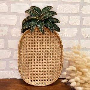 Decoratiune, CY0320, 28x3x15 cm, Poliester, Aur/Verde imagine