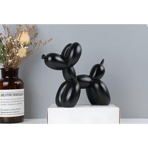 Decoratiune, CY0405, 17x8x22 cm, Poliester, Negru imagine