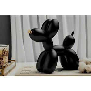 Decoratiune, CY0408, 17x8x22 cm, Poliester, Negru imagine