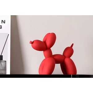 Decoratiune, CY0414, 17x8x22 cm, Poliester, Rosu imagine