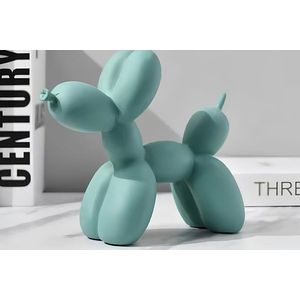 Decoratiune, CY0423, 17x8x22 cm, Poliester, Verde imagine