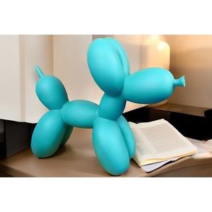 Decoratiune, CY0426, 17x8x22 cm, Poliester, Turcoaz imagine