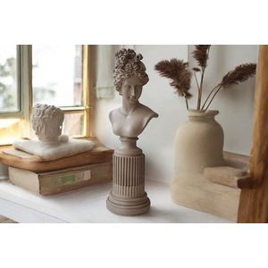 Decoratiune, CY0470, 9x17x9 cm, Poliester, Maro deschis imagine