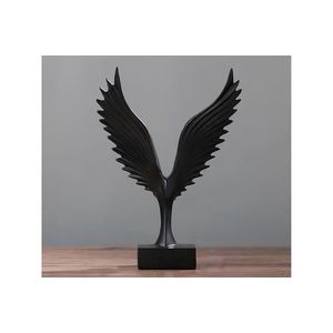 Decoratiune, CY0358, 31x23 cm, Poliester, Negru imagine