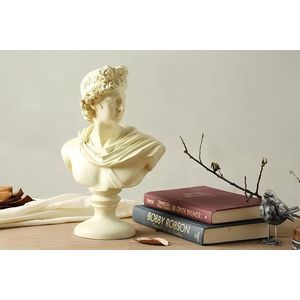 Decoratiune, CY0387, 22x10x32 cm, Poliester, Crem imagine