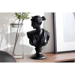 Decoratiune, CY0389, 19x10x32 cm, Poliester, Negru imagine