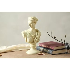 Decoratiune, CY0390, 19x10x32 cm, Poliester, Crem imagine