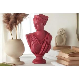 Decoratiune, CY0436, 19x10x32 cm, Poliester, Rosu imagine