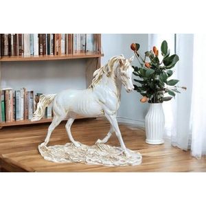 Decoratiune, CY0381, 30x12x43 cm, Poliester, Alb imagine