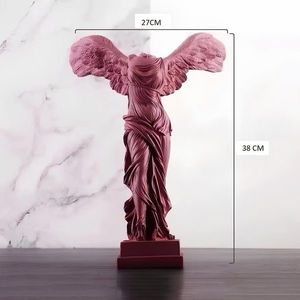 Decoratiune, CY0330, 38x27x19 cm, Poliester, Rosu claret imagine