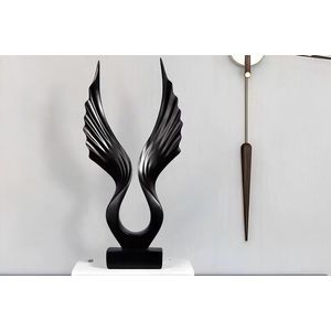 Decoratiune, CY0346, 40x20 cm, Poliester, Negru imagine