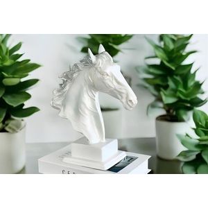 Decoratiune, CY0385, 26x14x36 cm, Poliester, Alb imagine