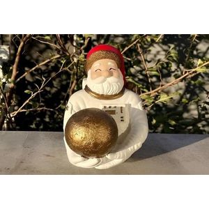 Decoratiune, CY0651, 12x12x20 cm, Poliester, Crem imagine