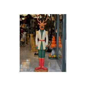 Decoratiune, CY0683, 10x10x36 cm, Poliester, Multicolor imagine