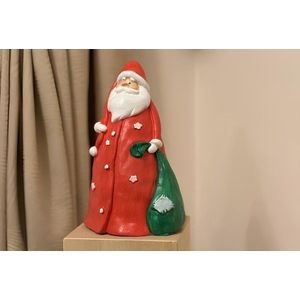 Decoratiune, CY0650, 9x9x20 cm, Poliester, Rosu imagine