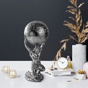 Decoratiune, Yak-039-B, Poliester, Argintiu imagine