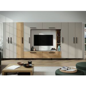 Living Nano - bej cu stejar - Combo Plus imagine