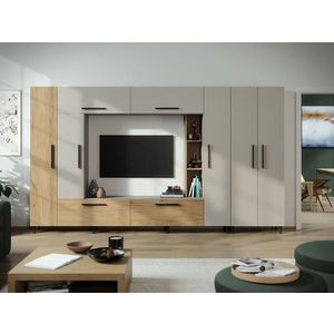 Living Nano - bej cu stejar - Combo imagine