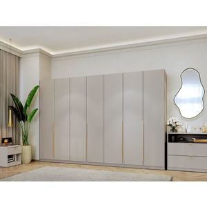 Dulap dormitor haine Bej/casmir 287 cm Auris C1 imagine