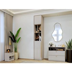 Dulap dormitor haine Inalt Bej/casmir 1U Auris imagine