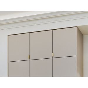 Dulap dormitor haine Bej/casmir suprapozabil 3U Auris imagine