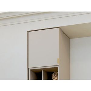 Dulap dormitor haine Bej/casmir suprapozabil 1U Auris imagine