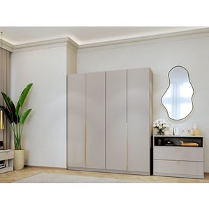 Dulap dormitor haine Bej/casmir 4U Auris imagine