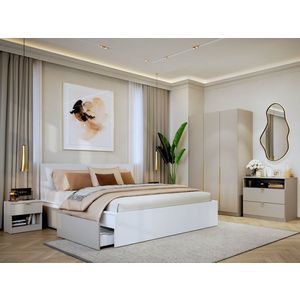 Set Mobila Dormitor Bej / Casmir Auris C01 imagine