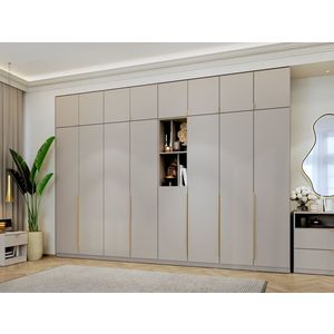 Dulap dormitor haine Inalt Bej/casmir 328 cm Auris C2 imagine