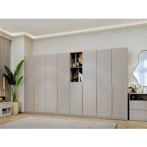 Dulap dormitor haine Bej/casmir 328 cm Auris C2 imagine