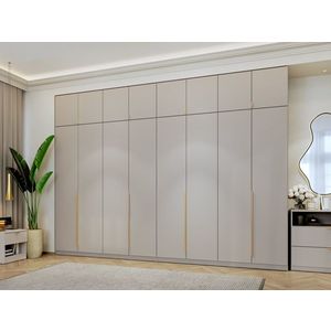 Dulap dormitor haine Inalt Bej/casmir 328 cm Auris C1 imagine