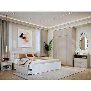 Set Mobila Dormitor Bej / Casmir Auris C10 imagine