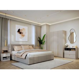 Set Mobila Dormitor Bej / Casmir Auris C08 imagine