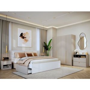 Set Mobila Dormitor Bej / Casmir Auris C07 imagine