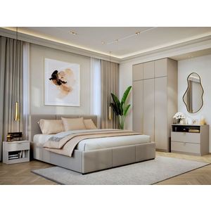 Set Mobila Dormitor Bej / Casmir Auris C05 imagine