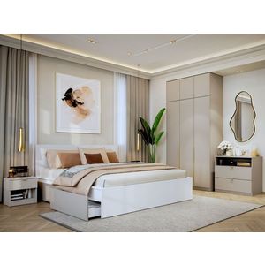 Set Mobila Dormitor Bej / Casmir Auris C04 imagine