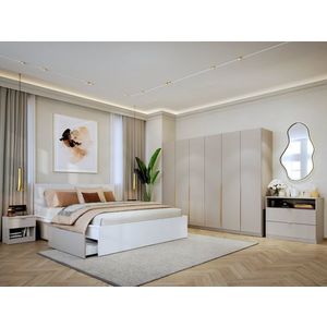 Set Mobila Dormitor Bej / Casmir Auris C19 imagine