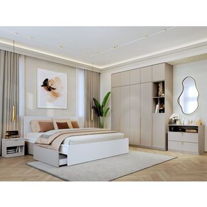 Set Mobila Dormitor Bej / Casmir Auris C17 imagine