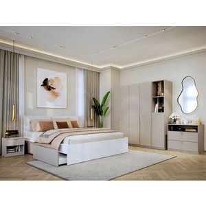 Set Mobila Dormitor Bej / Casmir Auris C15 imagine