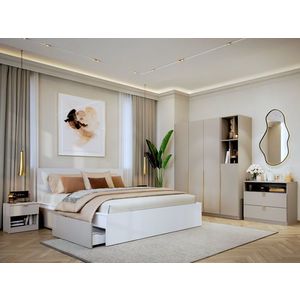 Set Mobila Dormitor Bej / Casmir Auris C13 imagine