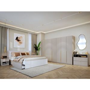 Set Mobila Dormitor Bej / Casmir Auris C25 imagine