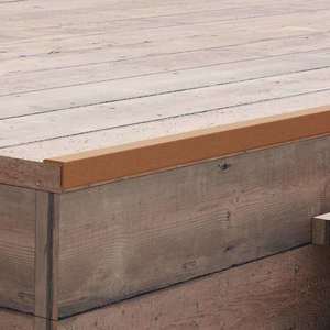 vidaXL Margini cornier pentru terasă WPC, 5 buc, 170 cm, maro deschis imagine