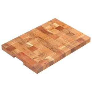 vidaXL Placă de tocat, 50 x 34 x 3, 8 cm, lemn masiv de acacia imagine