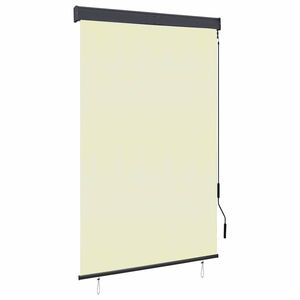 vidaXL Jaluzea tip rulou de exterior, crem, 120 x 250 cm imagine