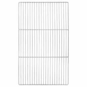 vidaXL Grătar Argintiu 67 x 40 cm Oţel inoxidabil imagine