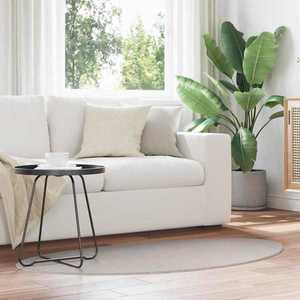 vidaXL Covoare de zonă HUARTE Nisipiu 80 x 150 cm Poliester imagine