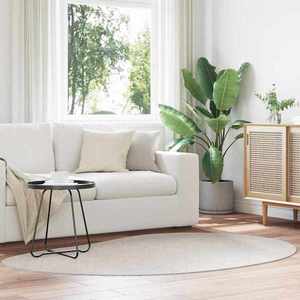 vidaXL Covoare de zonă HUARTE Nisipiu 140 x 200 cm Poliester imagine